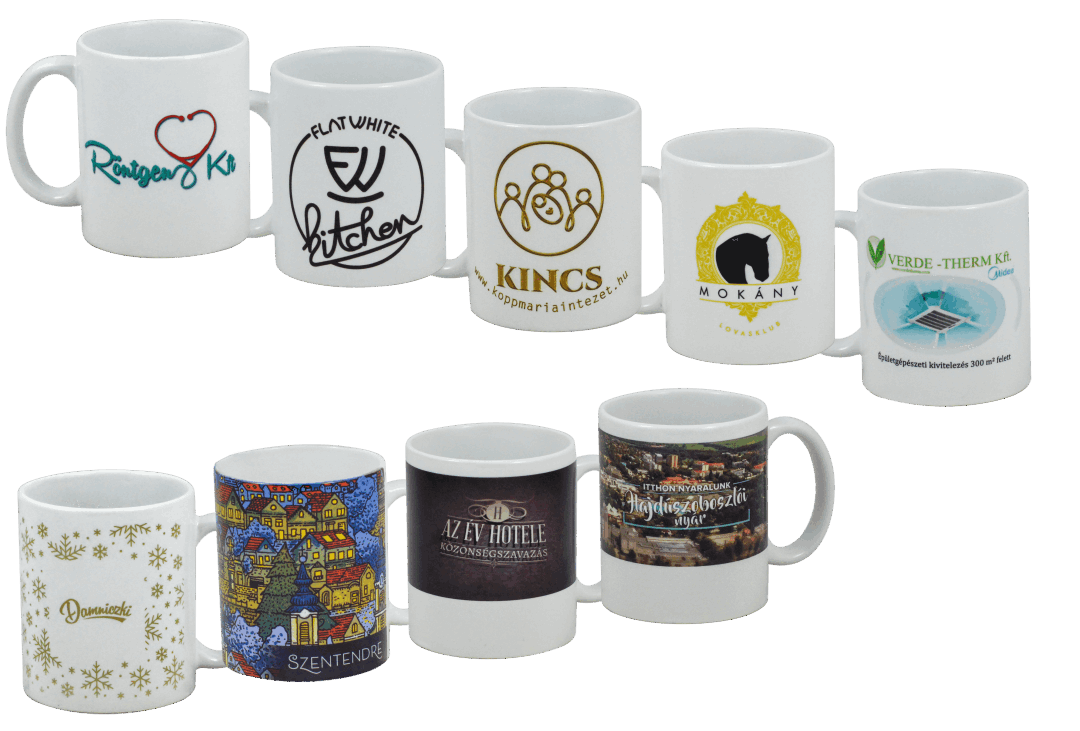 Gyors határidővel készített céges bögrék